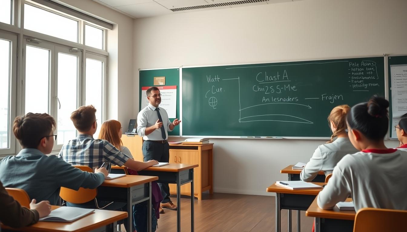 Student preparing for exams with study materials