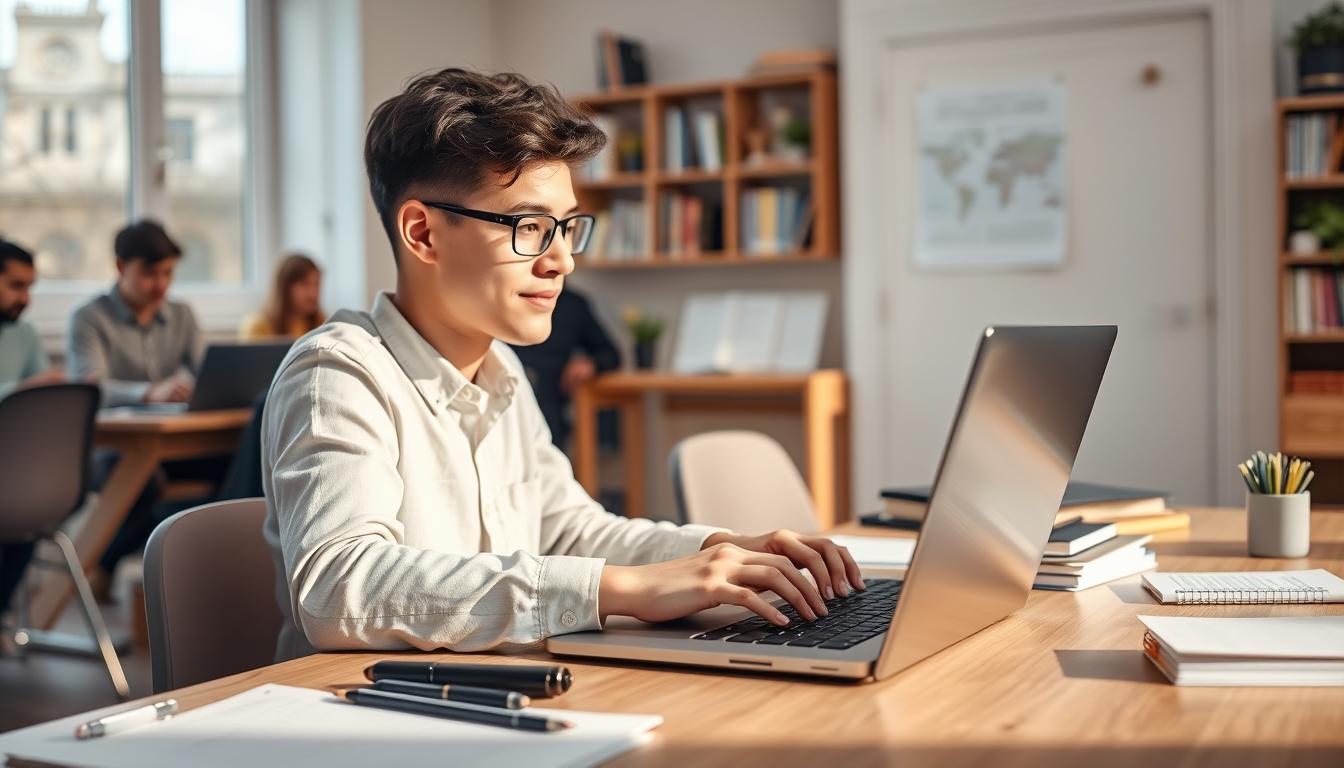 Organized study environment supporting productive learning